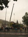 6.10.2009 Reiterdenkmal kehrt zurueck auf dem Heumarkt